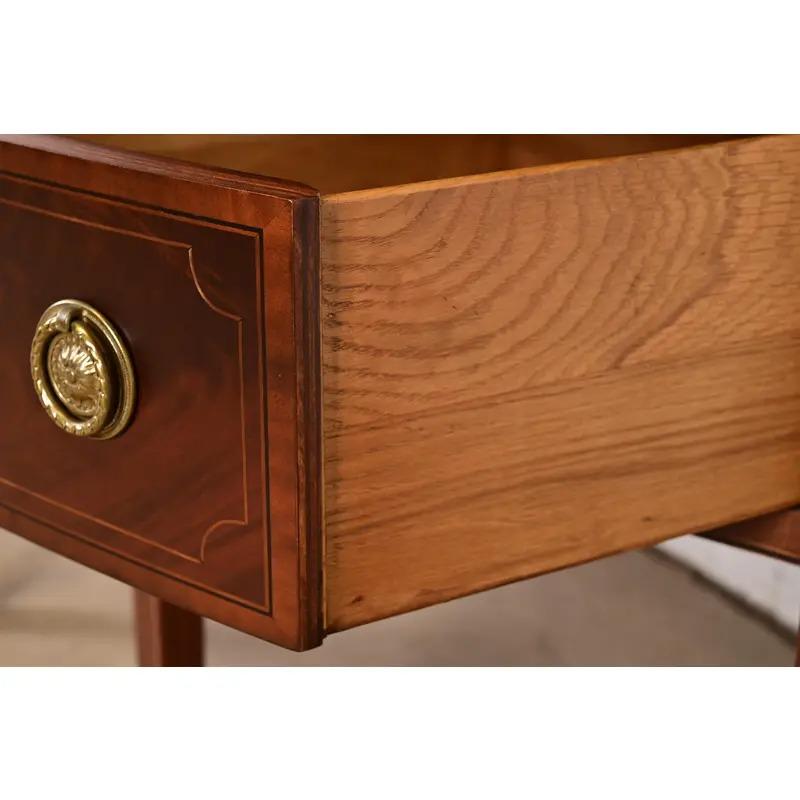 Baker Furniture Historic Federal Inlaid Sideboard Credenza, Newly Refinished For Sale 5