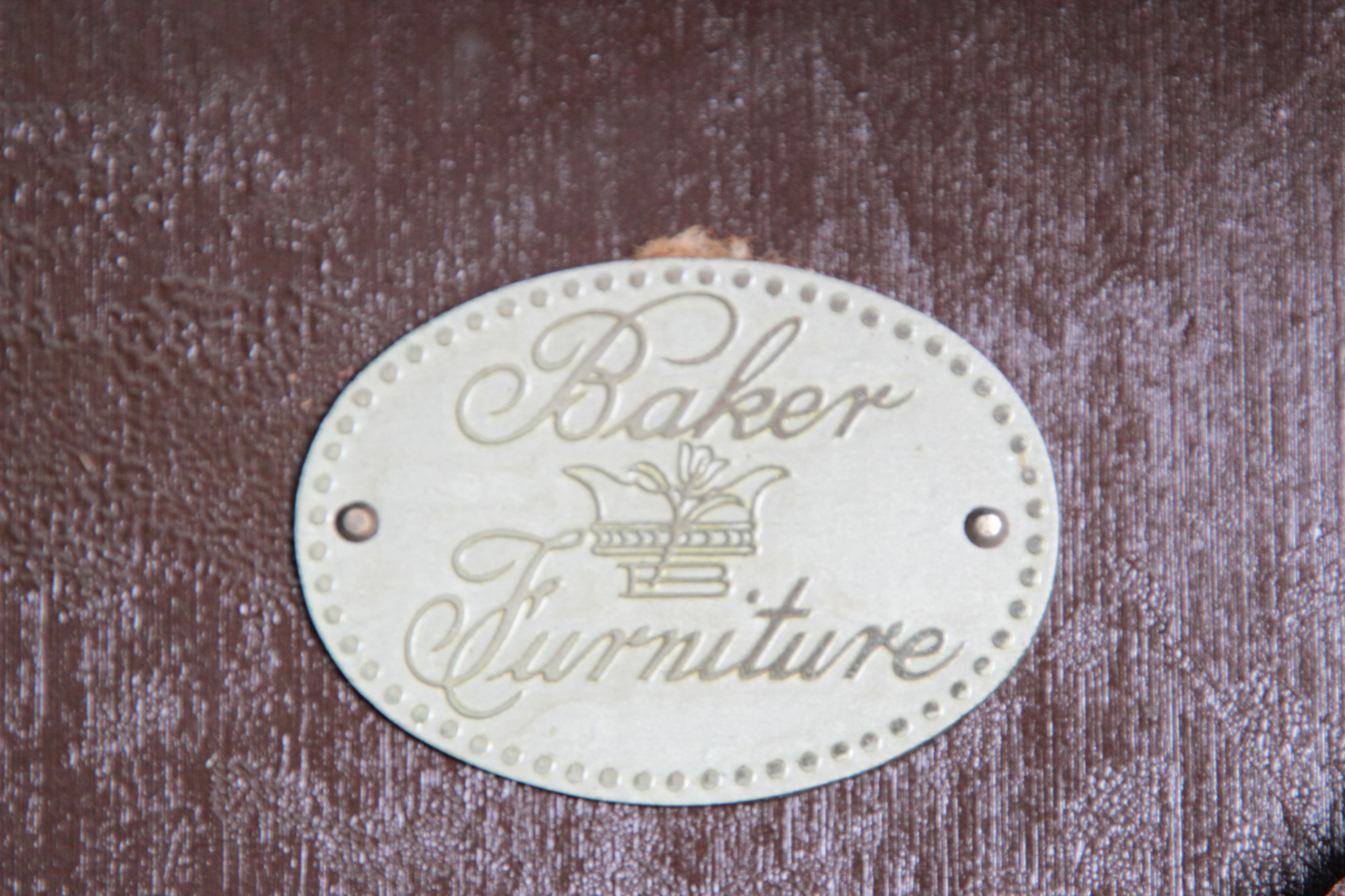 Baker Furniture Hollywood Regency Chinoiserie Octagonal Cocktail Table 4