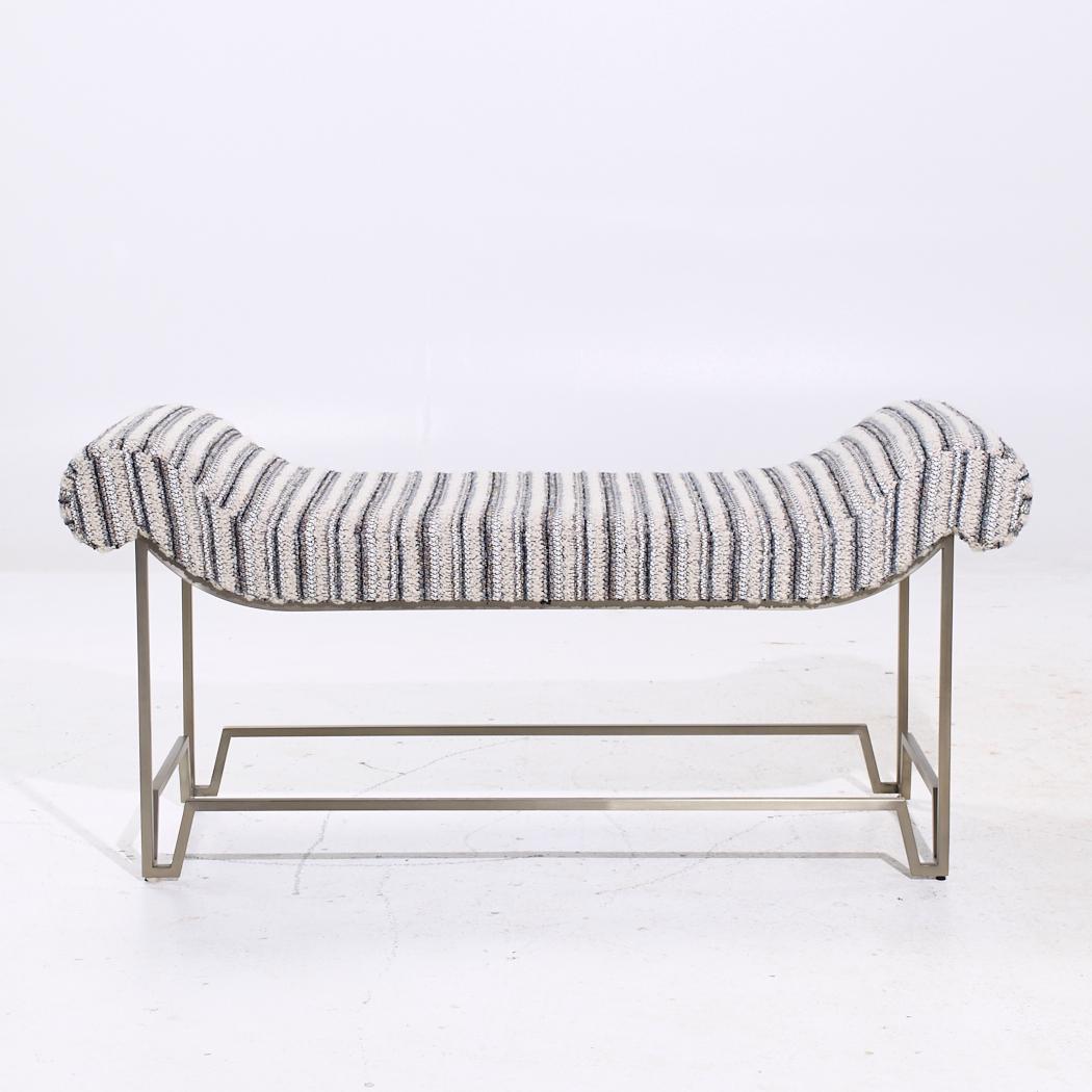 Baker Furniture Iron Eye Bench

This bench measures: 49 wide x 18.5 deep x 23 high

We take our photos in a controlled lighting studio to show as much detail as possible. We do not Photoshop out blemishes.

CONDITION: This item is sold in the same