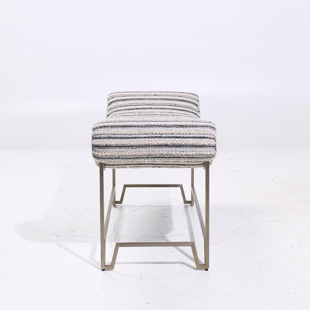 Baker Furniture Iron Eye Bench Estadounidense en venta