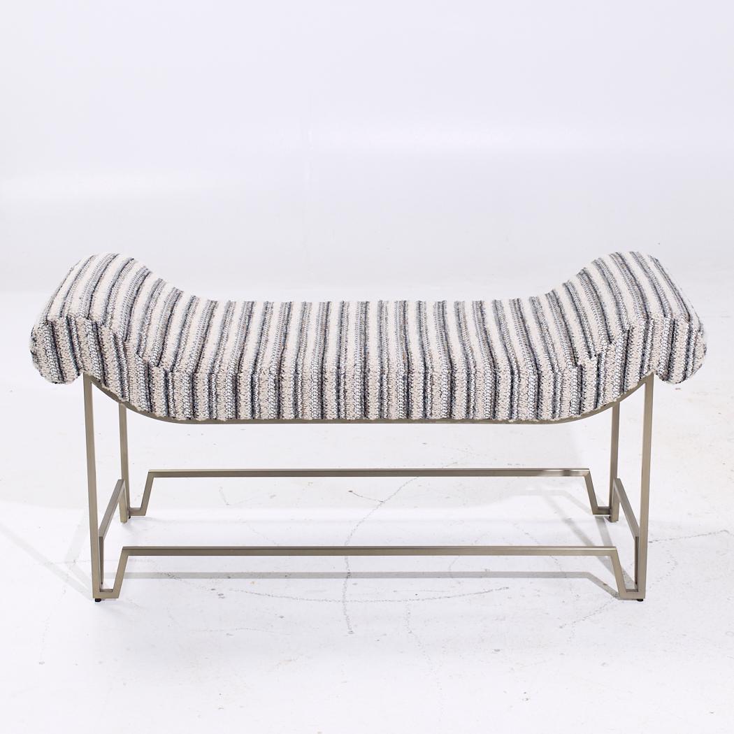 Baker Furniture Iron Eye Bench Tapicería en venta