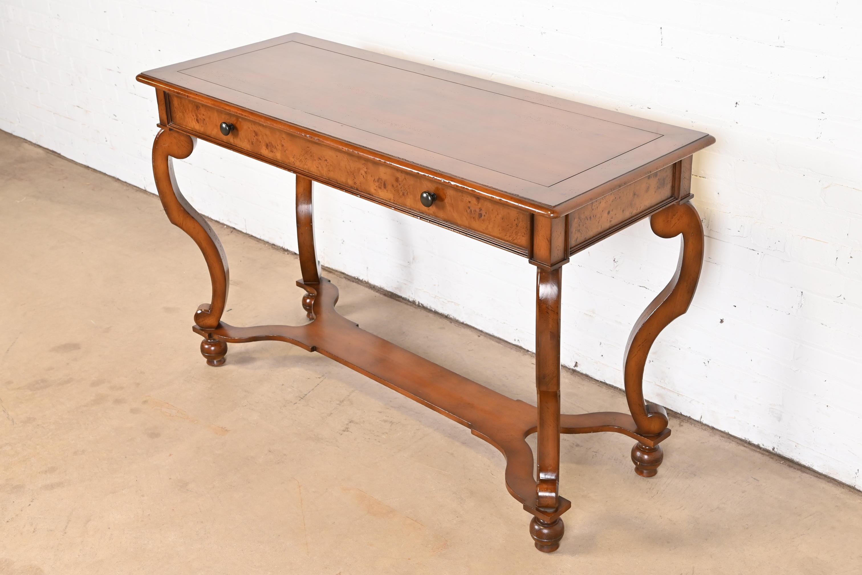 A gorgeous Italian Provincial or Rustic European style console table or sofa table

By Baker Furniture, 