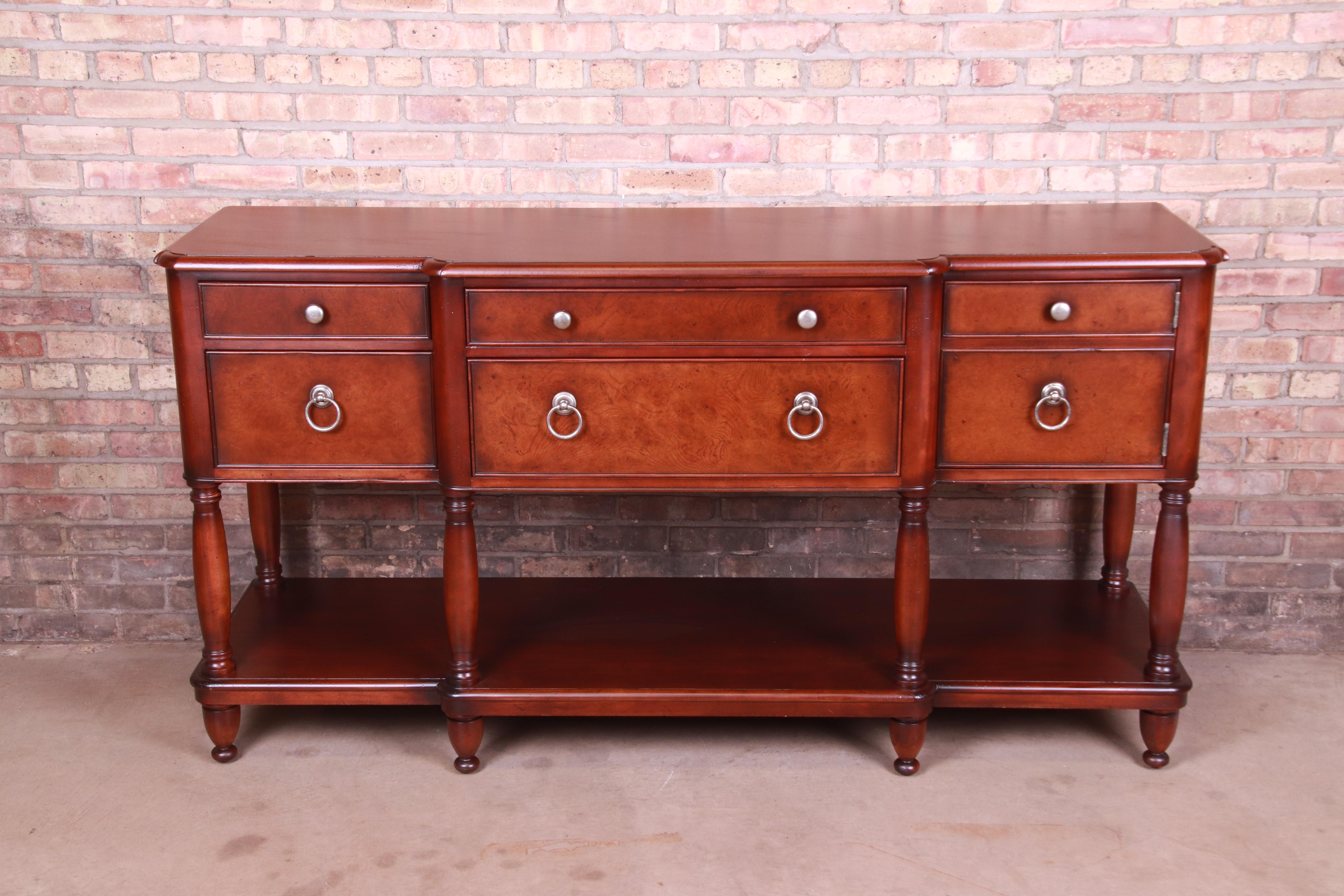 An exceptional Italian Provincial style sideboard, credenza, or bar cabinet

By Baker Furniture 