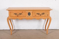 Baker Furniture Italian Provincial Pine Huntboard or Console Table