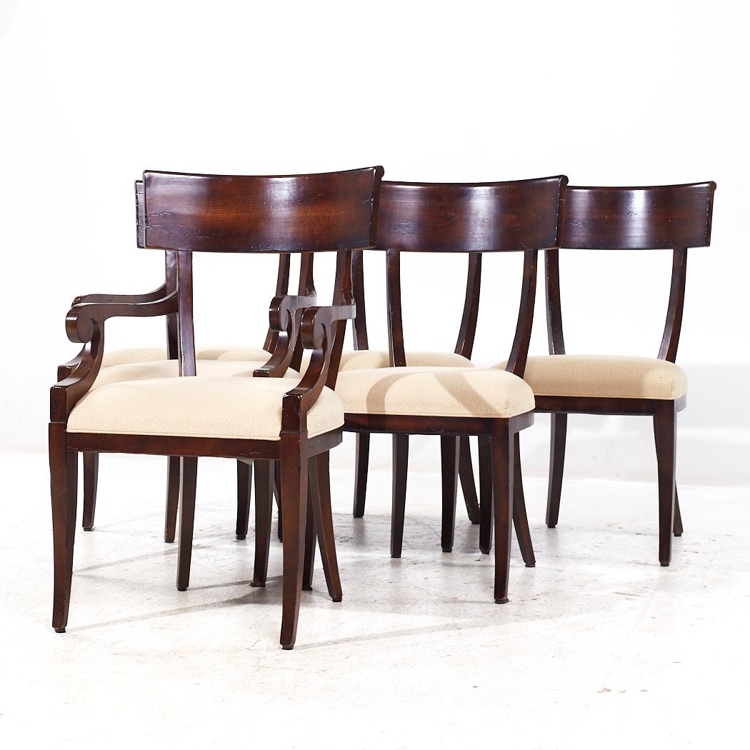 Baker Furniture Klismos Esszimmerstühle - 6er-Set (Moderne) im Angebot