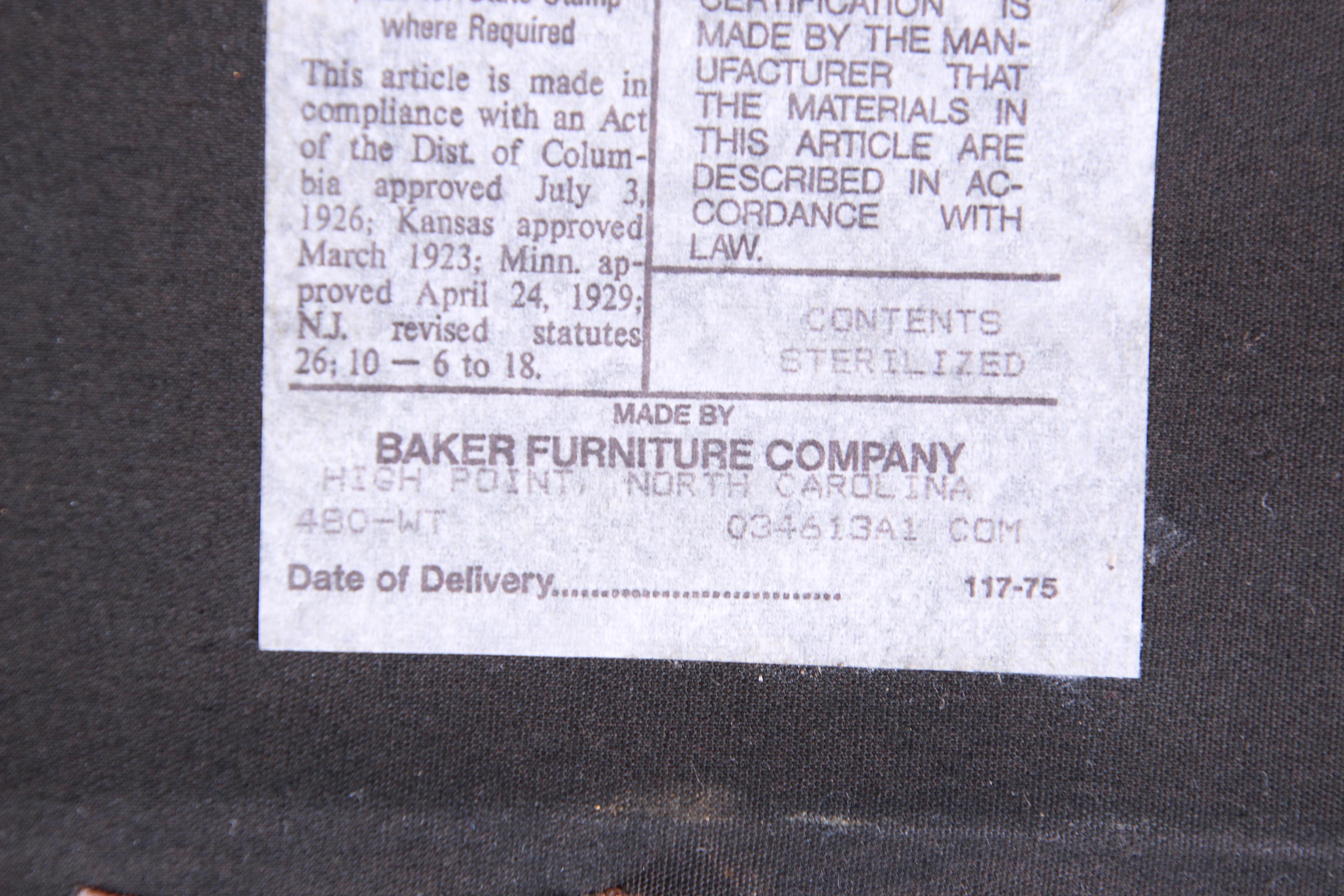 Baker Furniture Louis XV Silver Gilt Fauteuils, Pair For Sale 6