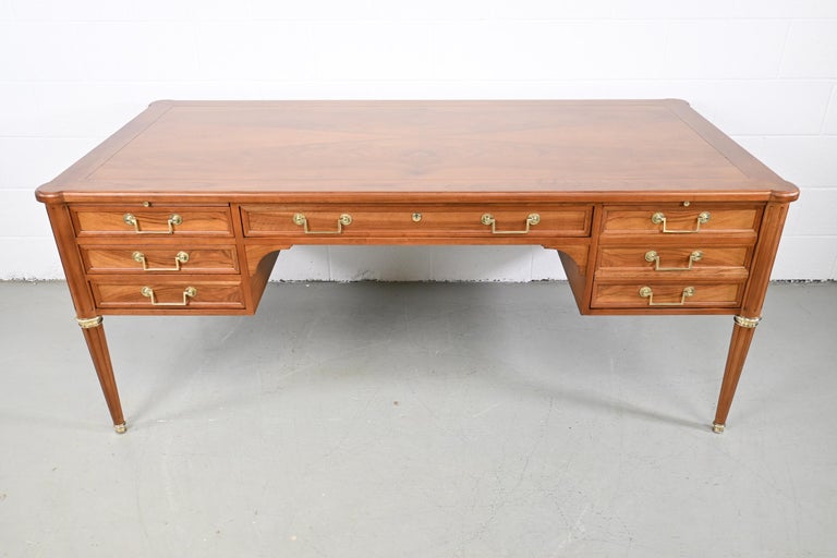 Baker Furniture Louis XVI French Executive Desk For Sale at 1stDibs