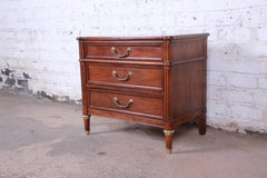 Baker Furniture Louis XVI Style French Regency Three-Drawer Bachelor Chest