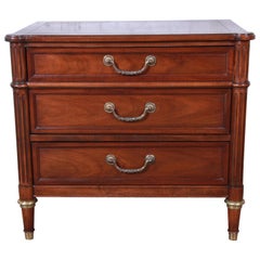 Baker Furniture Louis XVI Style French Regency Three-Drawer Bachelor Chest