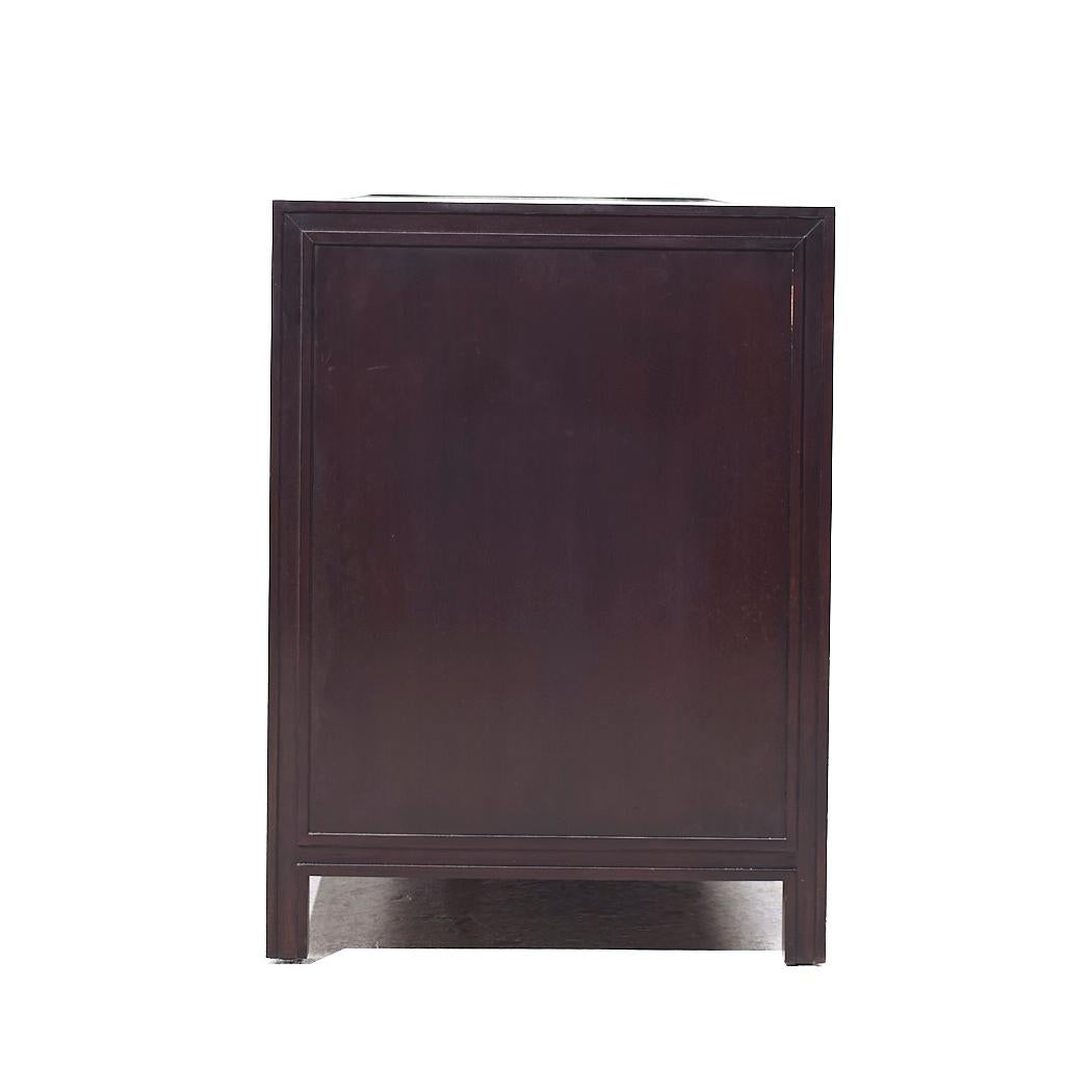 Baker Furniture Mahogany and Bronze Credenza In Good Condition For Sale In Countryside, IL