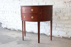 Baker Furniture Mahogany Demilune Sideboard