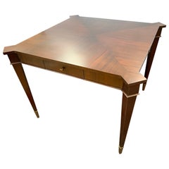 Baker Furniture Mahogany Game Table