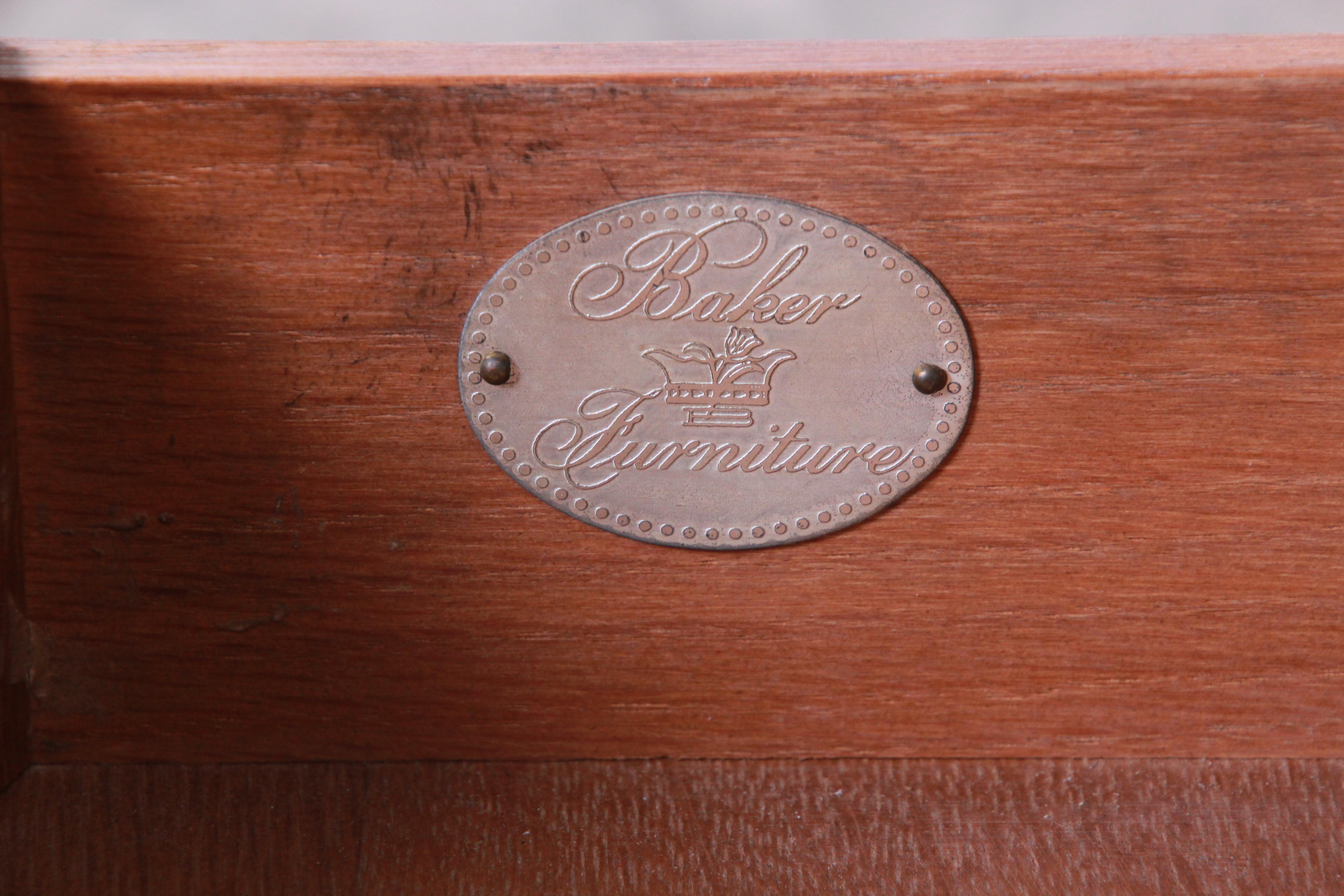 Baker Furniture Mahogany Occasional Table or Nightstand, circa 1950s 3