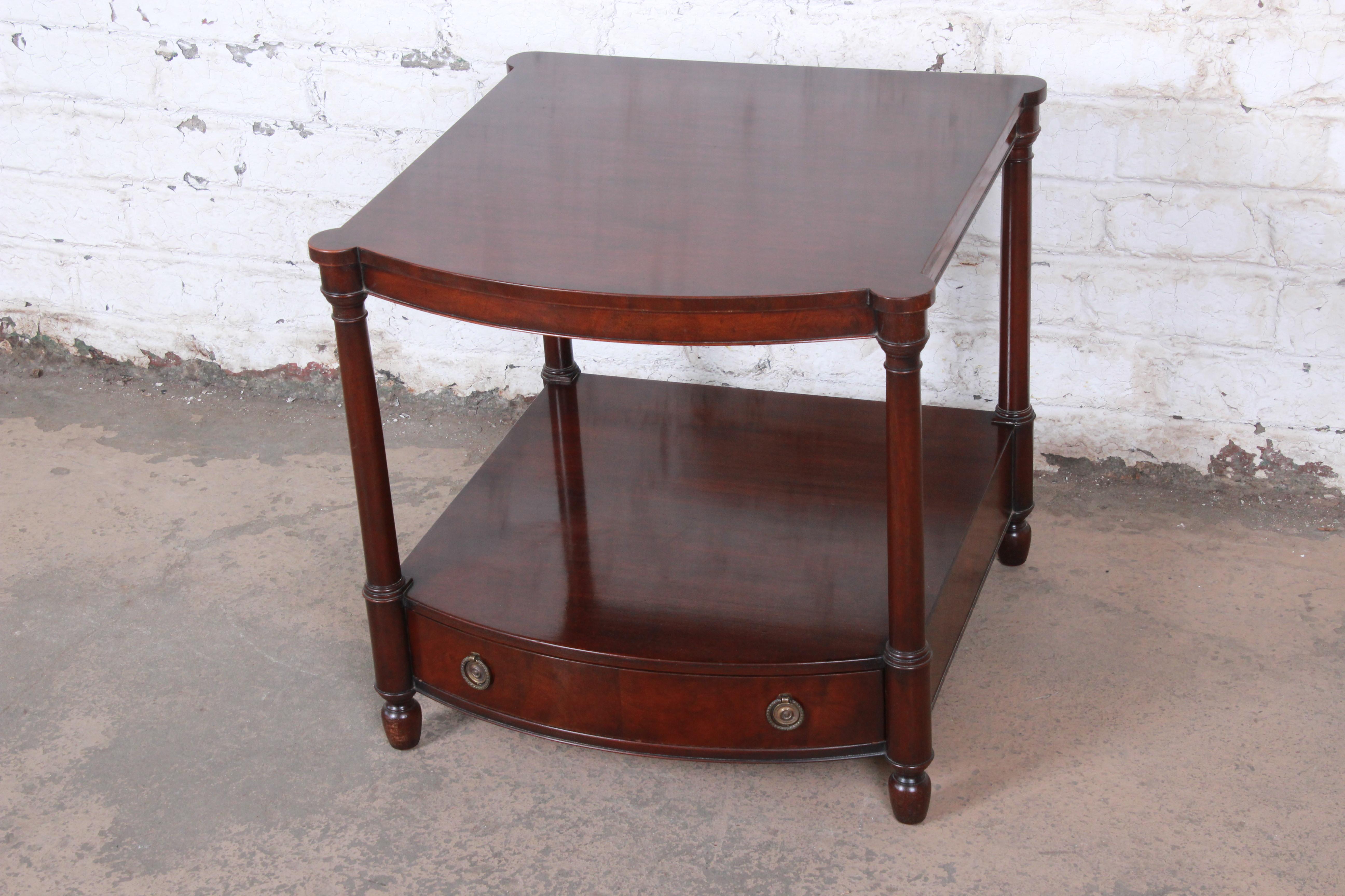 American Baker Furniture Mahogany Occasional Table or Nightstand, circa 1950s