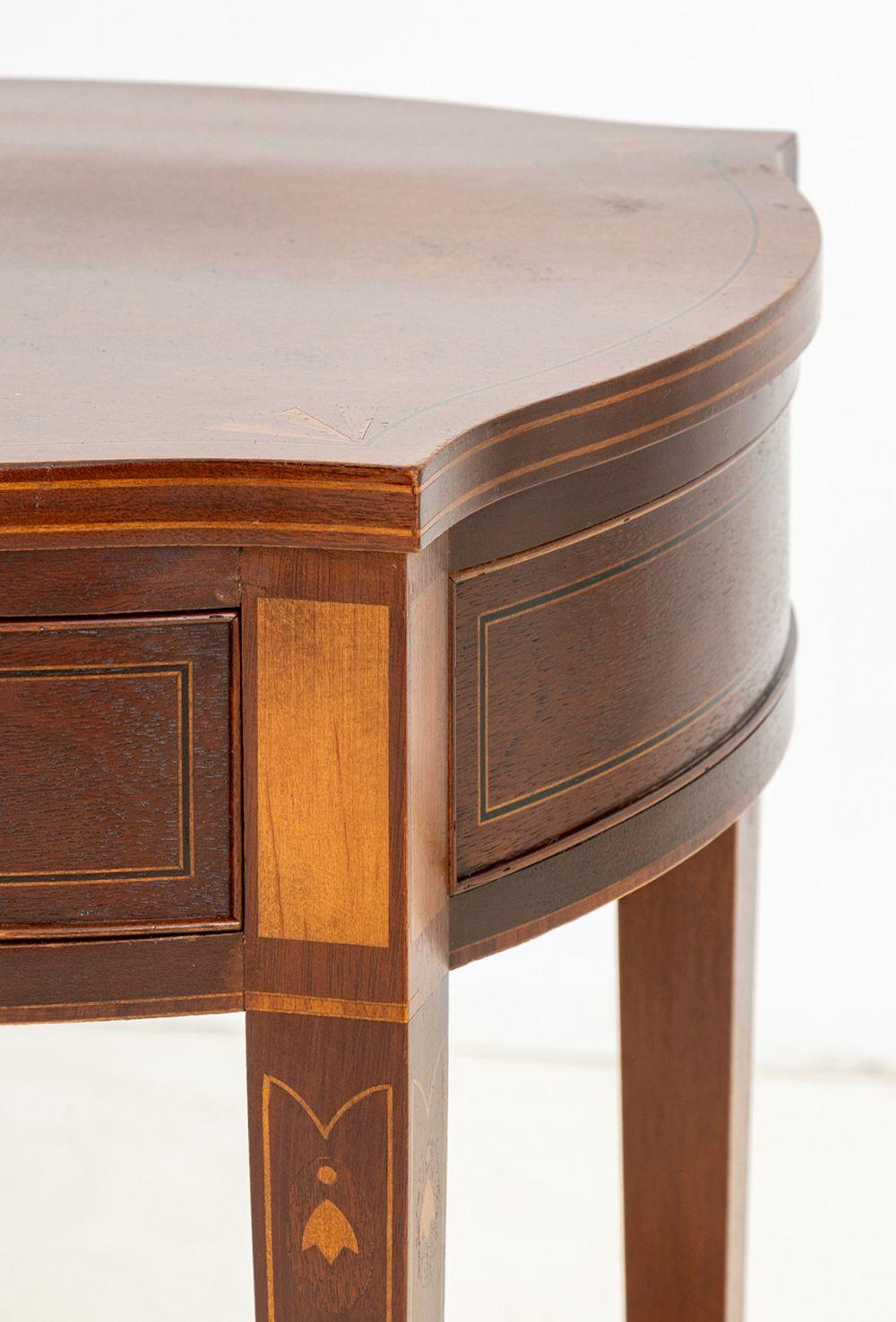 Federal Baker Furniture Mahogany Side Table For Sale