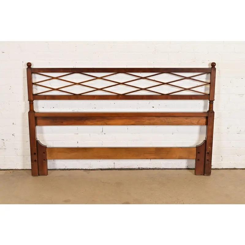 Hollywood Regency Baker Furniture - Testata da letto di metà secolo in stile reggenza francese, circa anni '60 in vendita