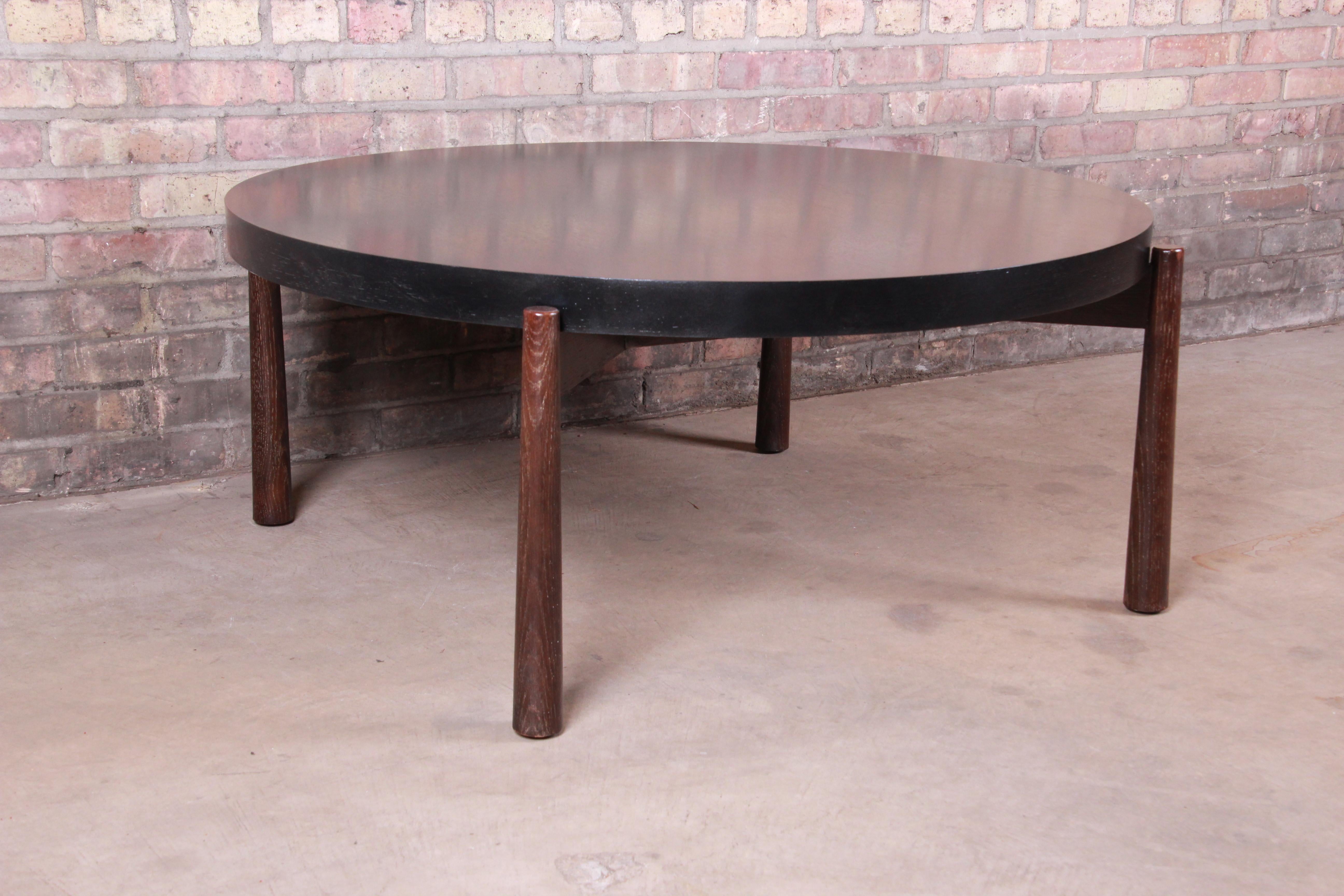American Baker Furniture Mid-Century Modern Ebonized Coffee Table
