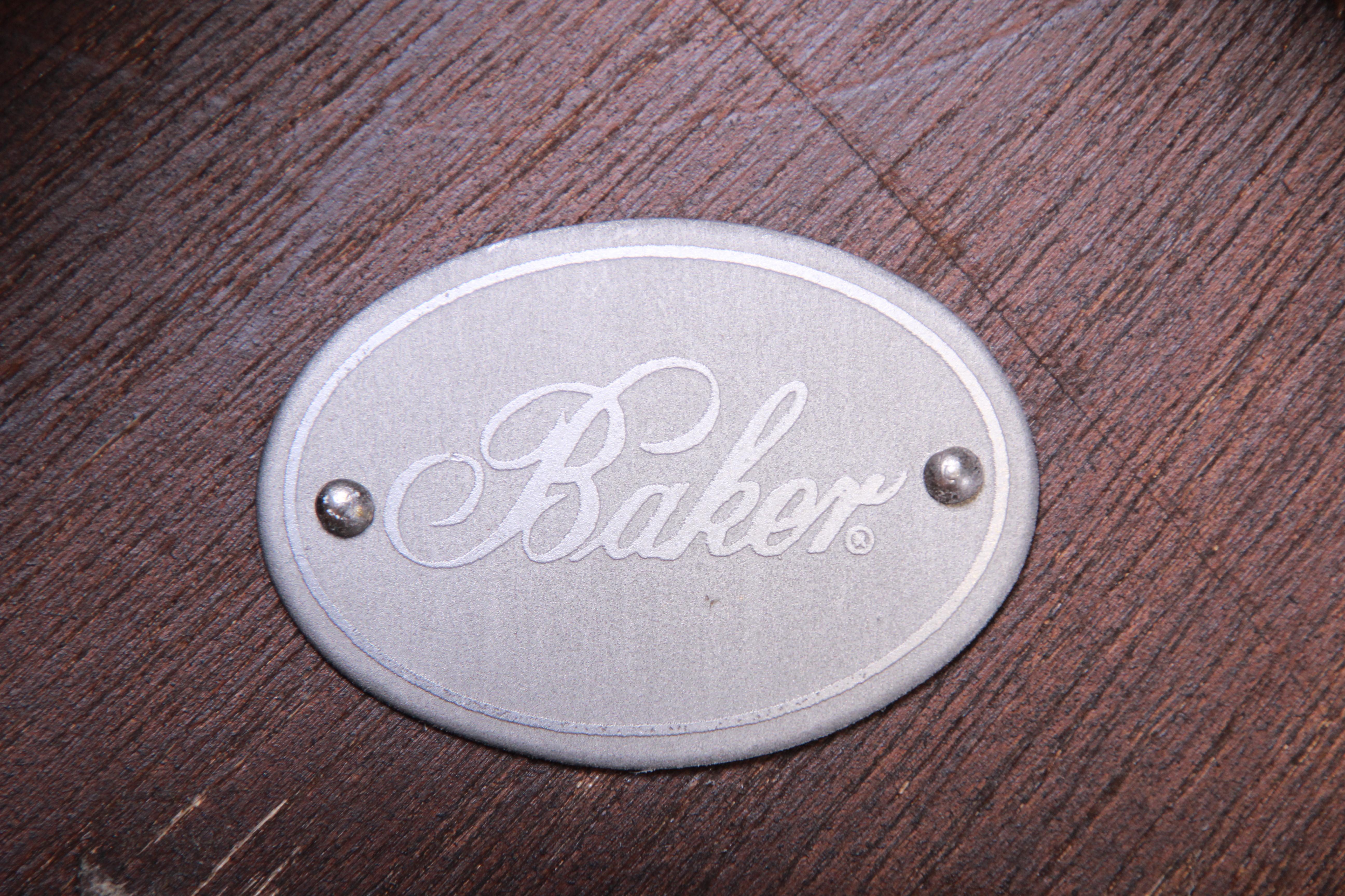 Baker Furniture Mid-Century Modern Ebonized Coffee Table 1