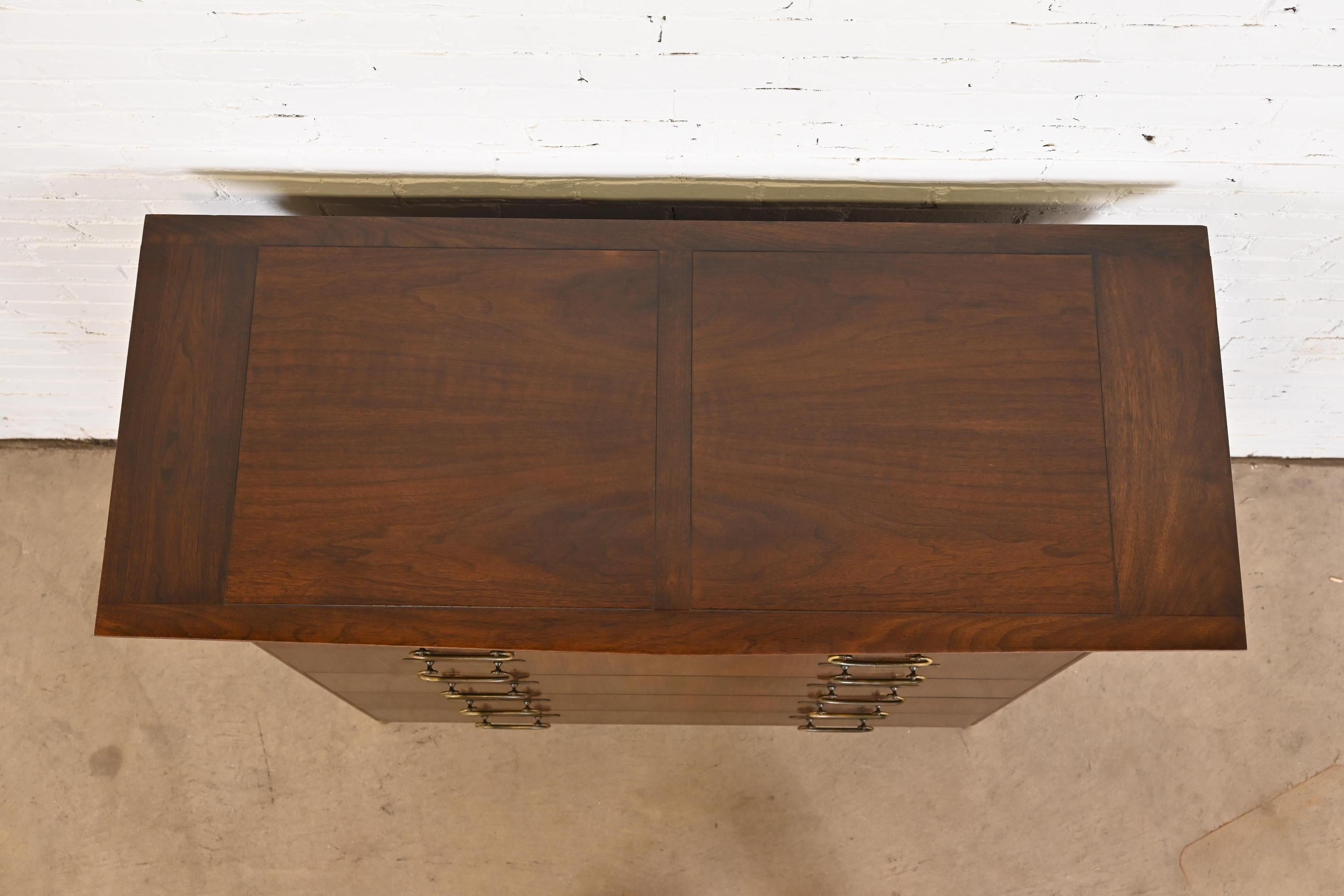 Baker Furniture Mid-Century Modern Highboy Dresser in the Manner of Nakashima 4