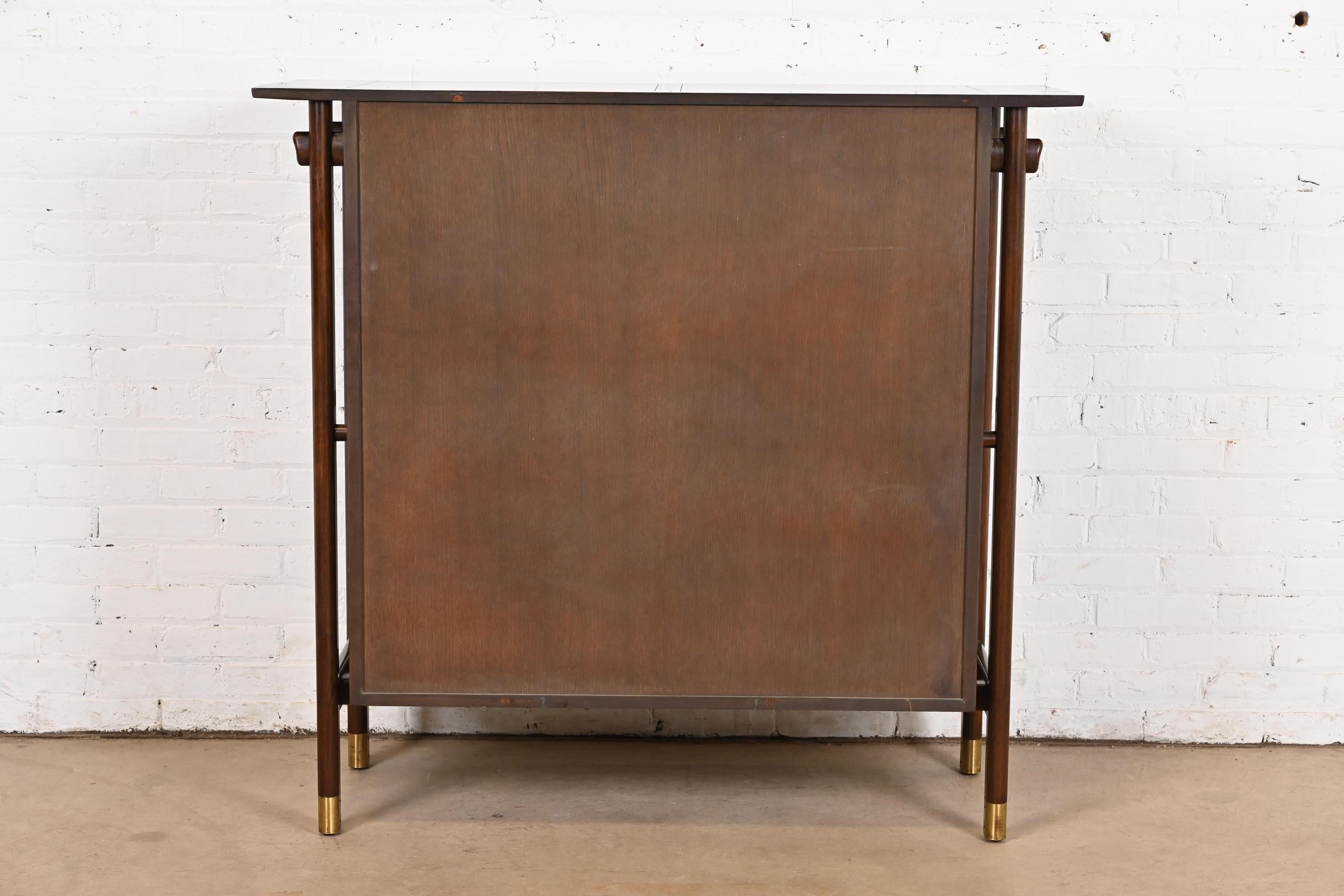 Baker Furniture Mid-Century Modern Highboy Dresser in the Manner of Nakashima 6