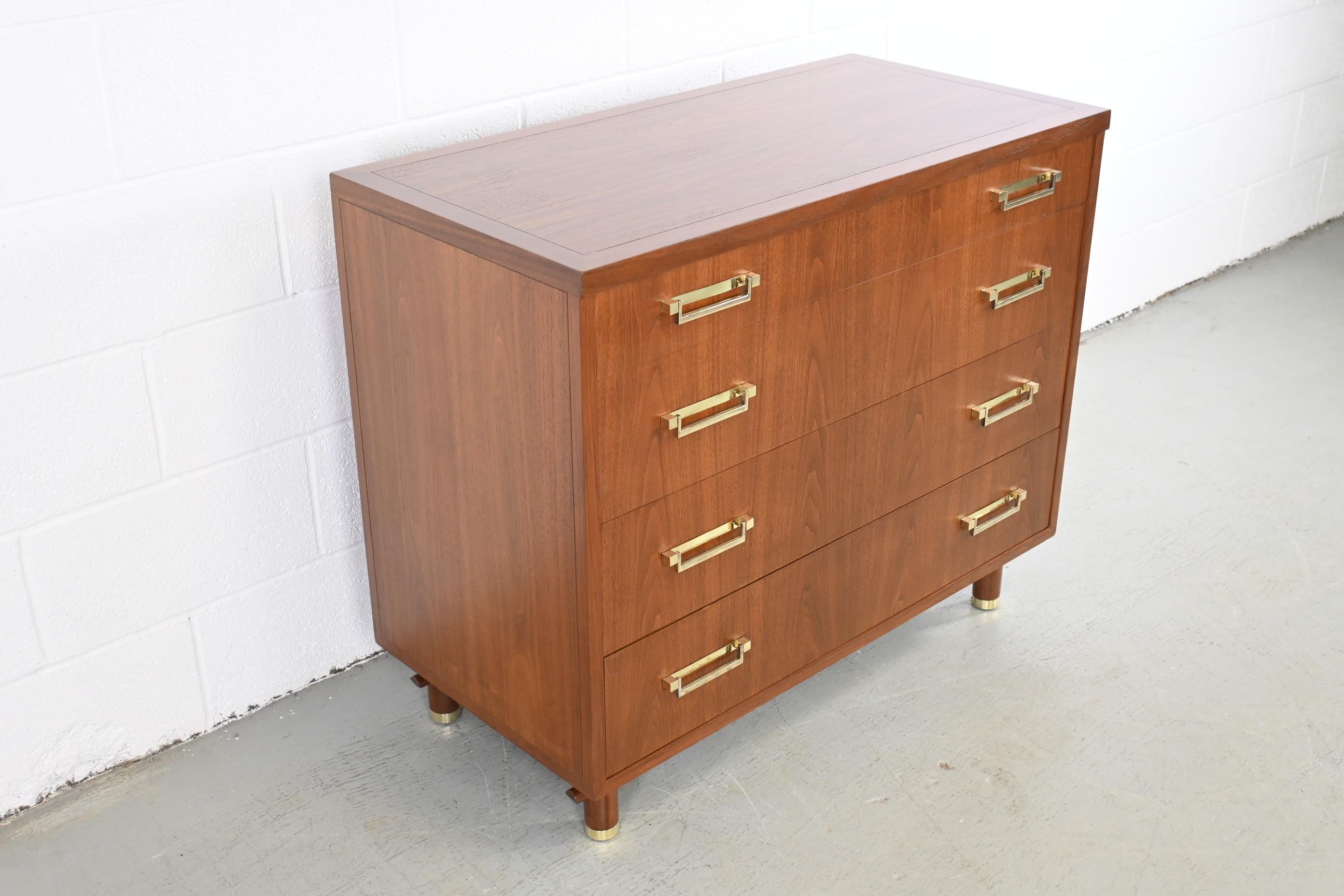 Mid-20th Century Baker Furniture Mid-Century Modern Walnut Dresser