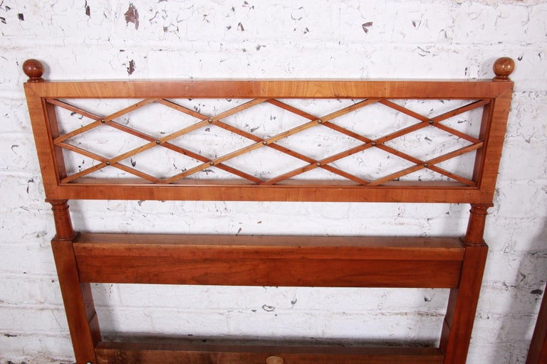 Pair of Baker Furniture MidCentury Twin Headboards at 1stDibs