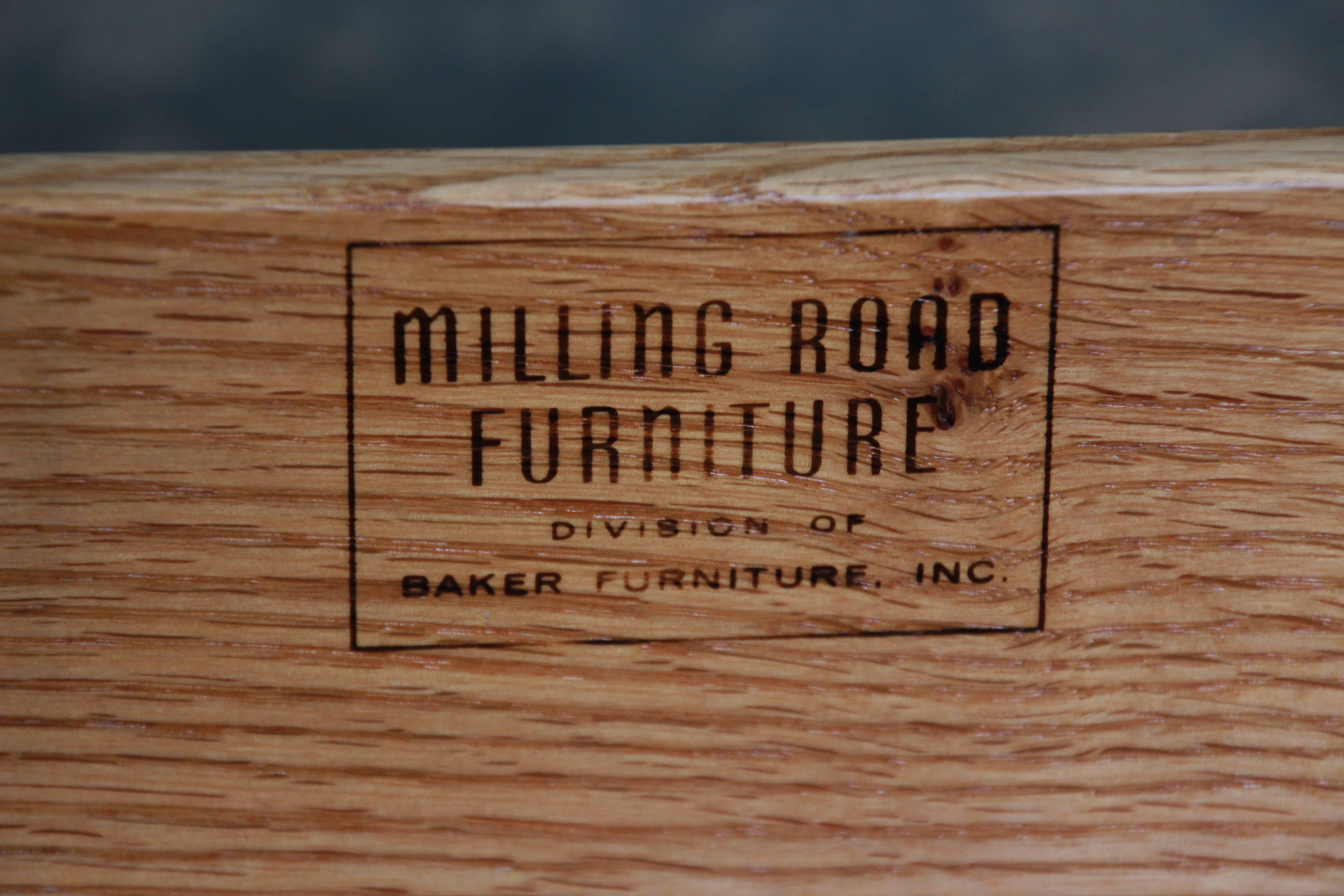 Baker Furniture Milling Road Campaign Style Long Dresser or Credenza 5