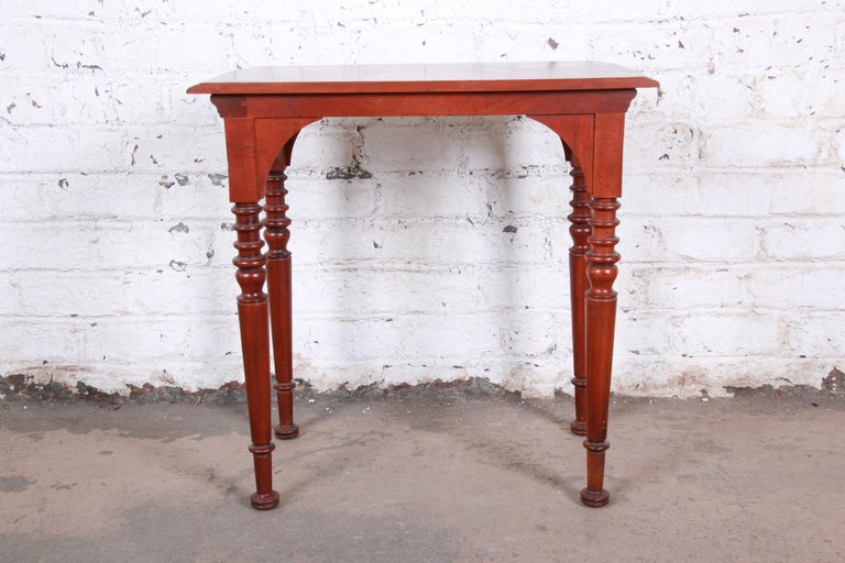 Baker Furniture Milling Road Collection Early American Cherry Console Table For Sale 4