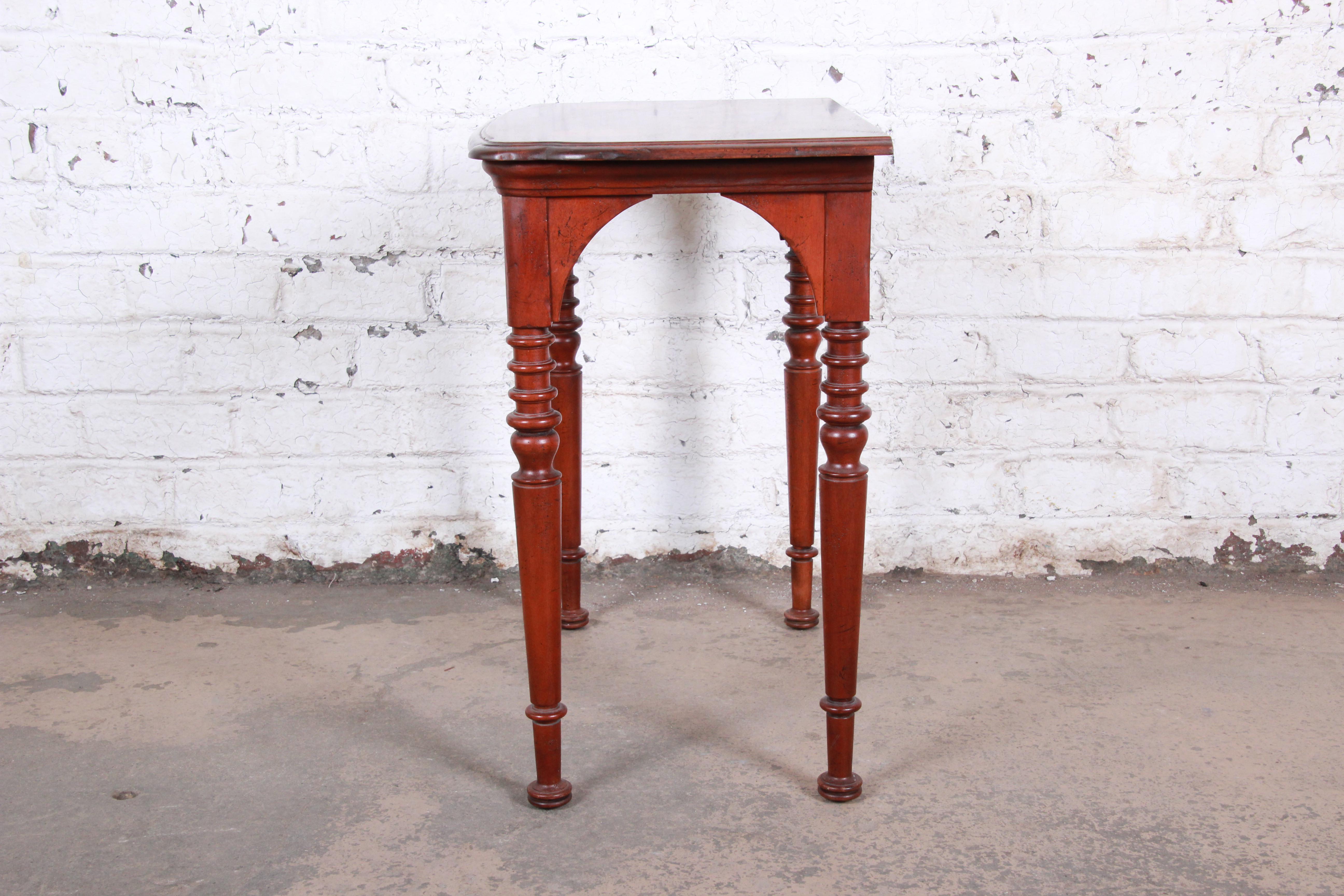 Wood Baker Furniture Milling Road Collection Early American Cherry Console Table