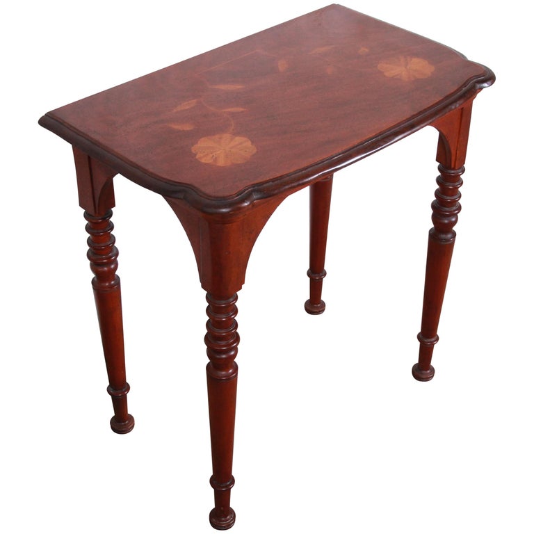 Baker Furniture Milling Road Collection Early American Cherry Console Table For Sale
