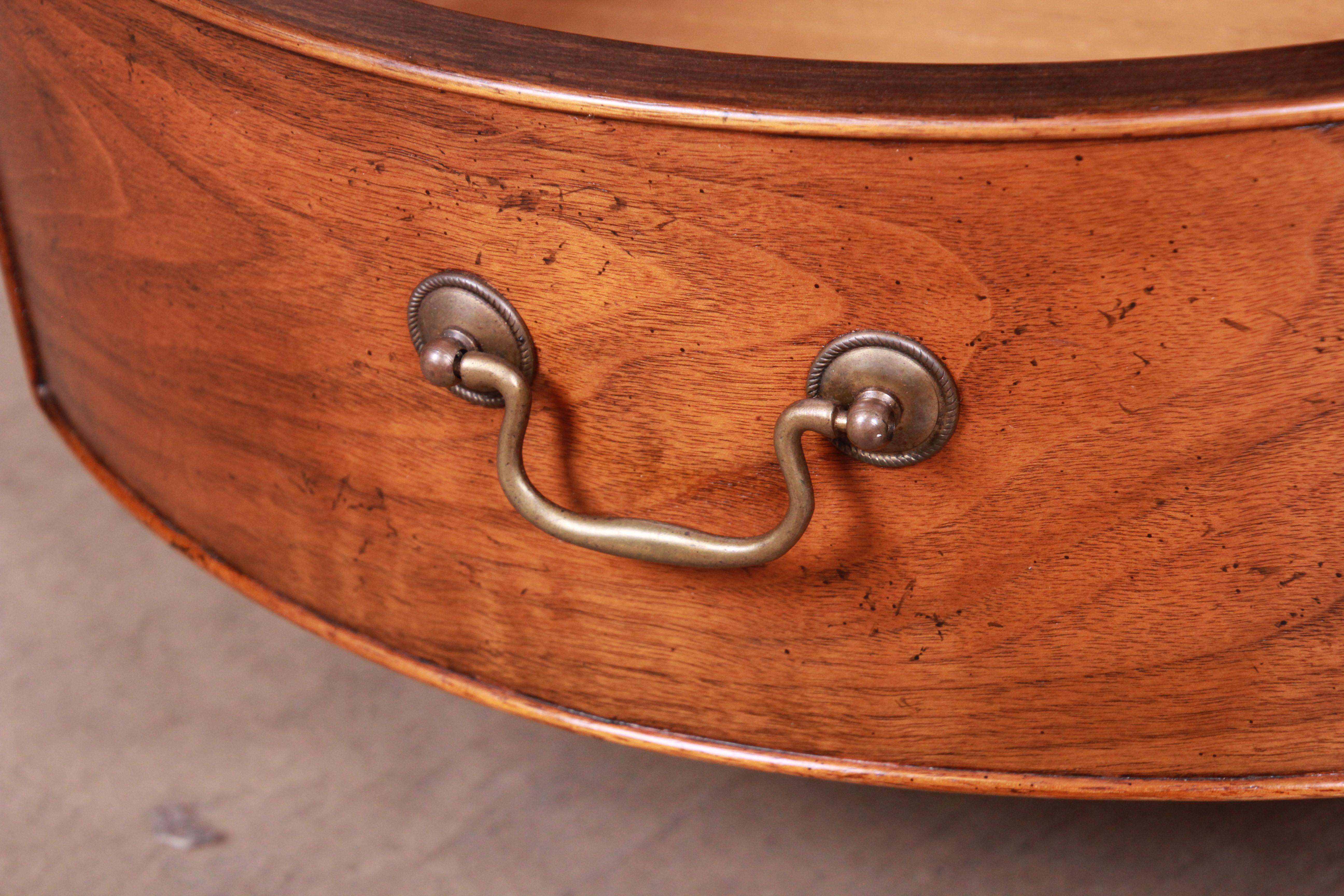 Baker Furniture Milling Road Collection Walnut Nightstand or Side Table 3