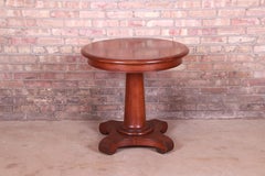 Baker Furniture Milling Road French Empire Mahogany Tea Table