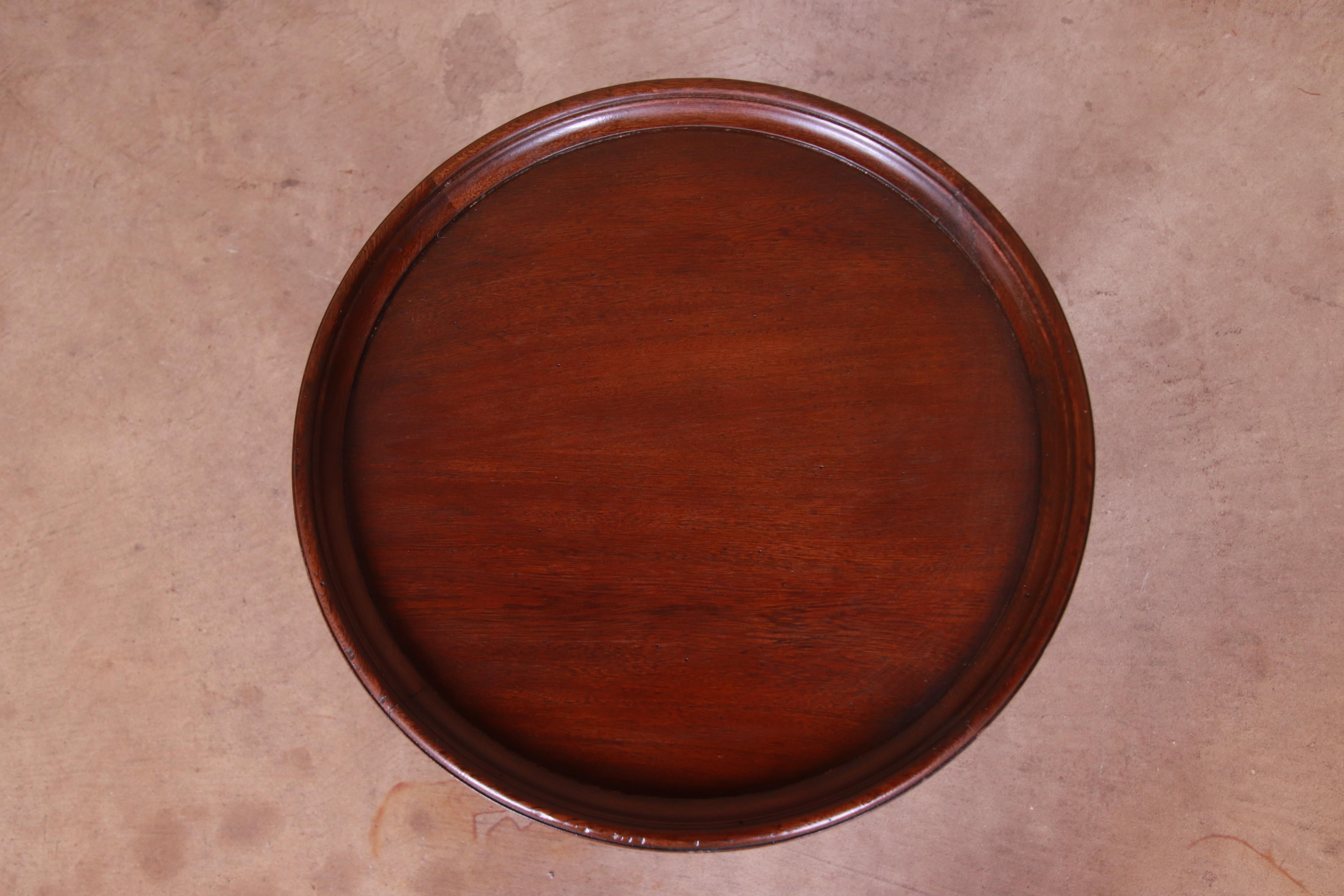 Baker Furniture Milling Road French Provincial Mahogany Side Table 2