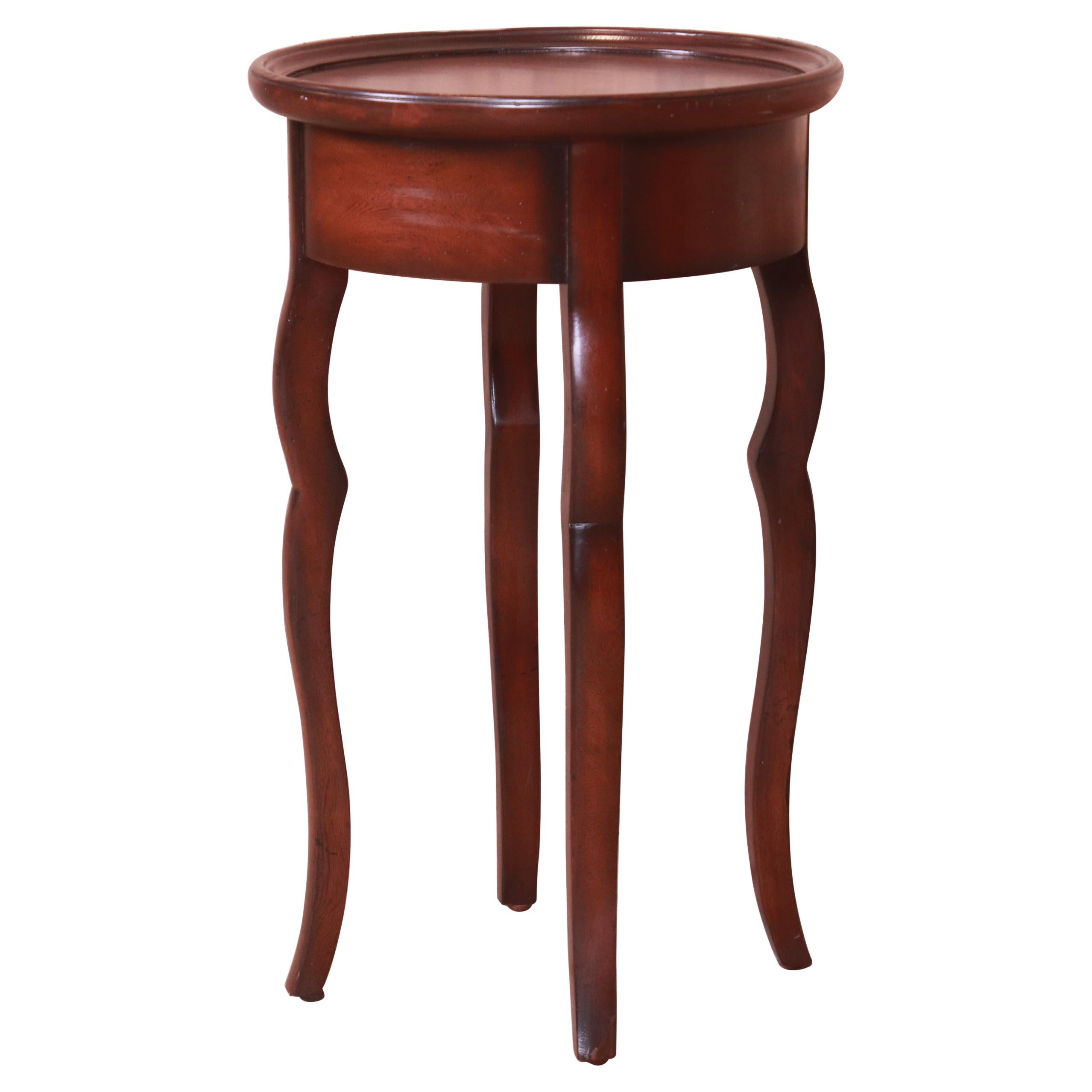 Baker Furniture Milling Road French Provincial Mahogany Side Table