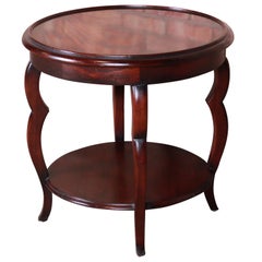 Baker Furniture Milling Road French Provincial Mahogany Tea Table