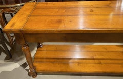 Baker Furniture Milling Road Console à un tiroir de style français