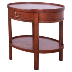 Baker Furniture Milling Road Georgian Walnut Tea Table, circa 1960s