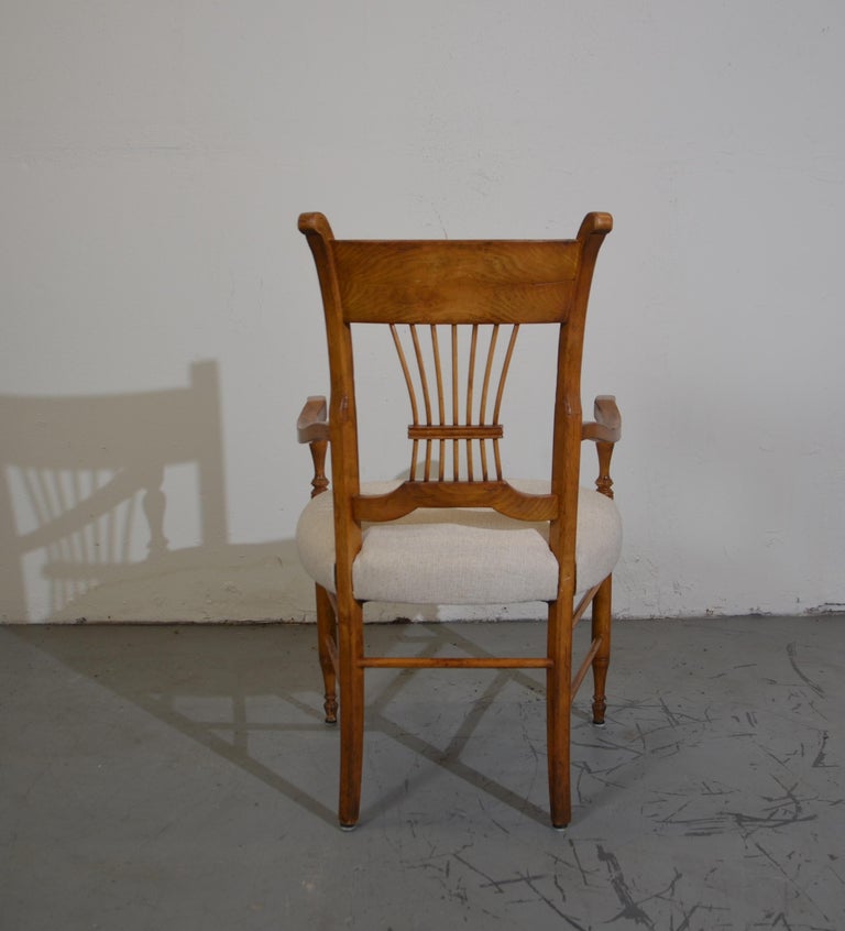 Baker Furniture Milling Road Italian Armchairs Set of 4 at 1stDibs