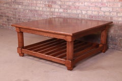 Baker Furniture Milling Road Italian Provincial Coffee Table, Newly Refinished