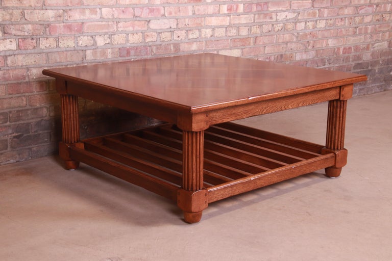 Baker Furniture Milling Road Italian Provincial Coffee Table, Newly