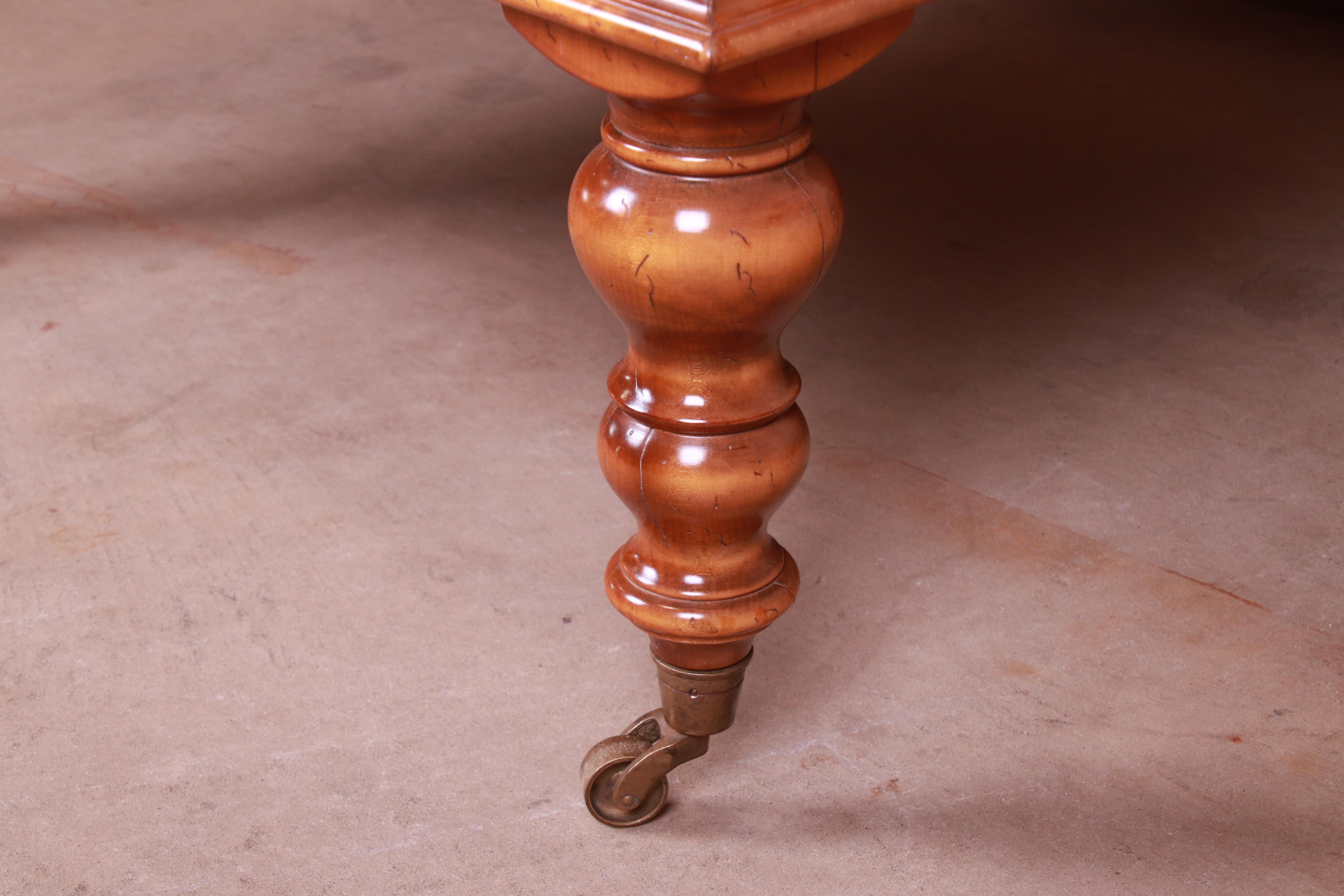 Baker Furniture Milling Road Italian Provincial Maple Coffee Table 5