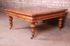 Baker Furniture Milling Road Italian Provincial Maple Coffee Table