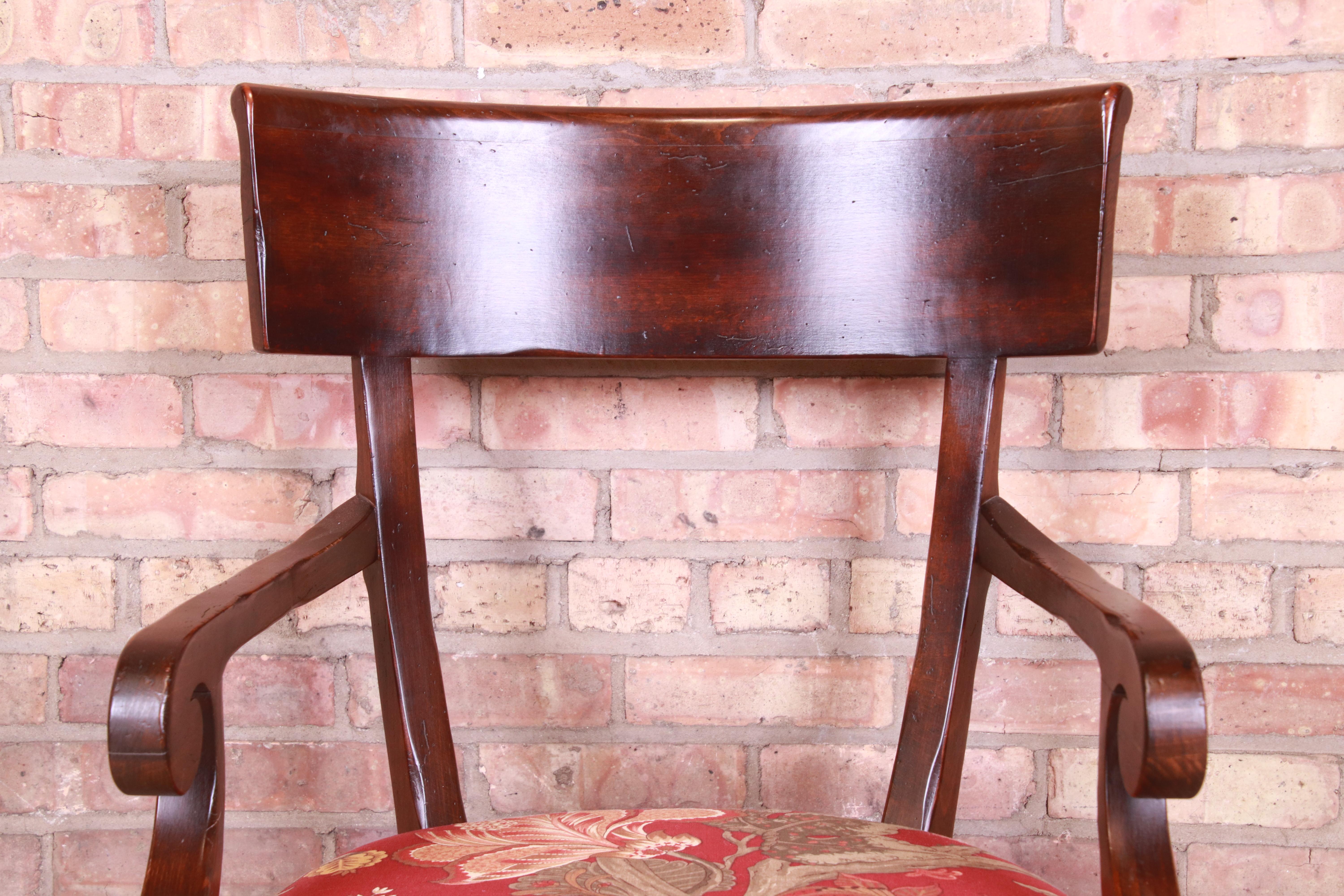Baker Furniture Milling Road Italian Regency Armchairs, Pair 5