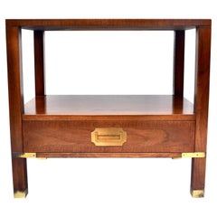 Baker Furniture Milling Road Midcentury Campaign Side or Center Table