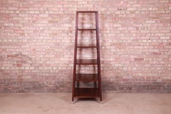Baker Furniture Modern Mahogany Etagere