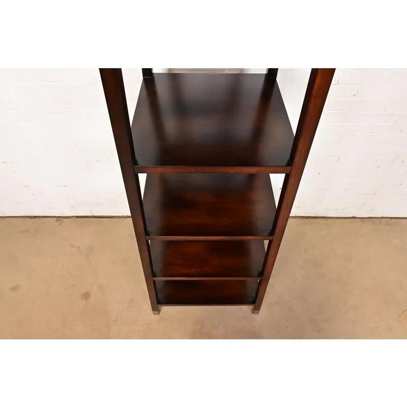 XX secolo Etagere moderno in mogano di Baker Furniture in vendita