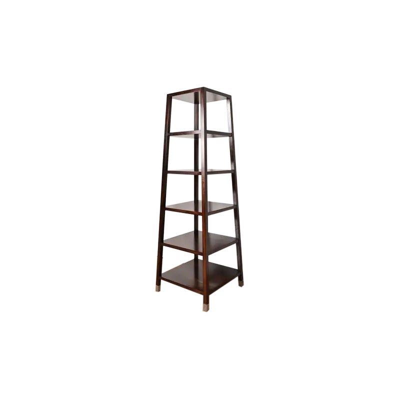 Baker Furniture Modern Mahogany Etagere