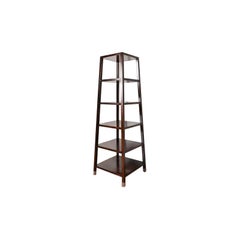 Baker Furniture Modern Mahogany Etagere