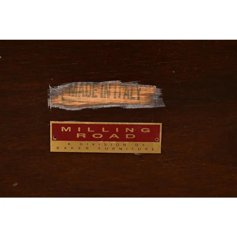 Baker Furniture Modern Regency Mahogany Étagère For Sale 4