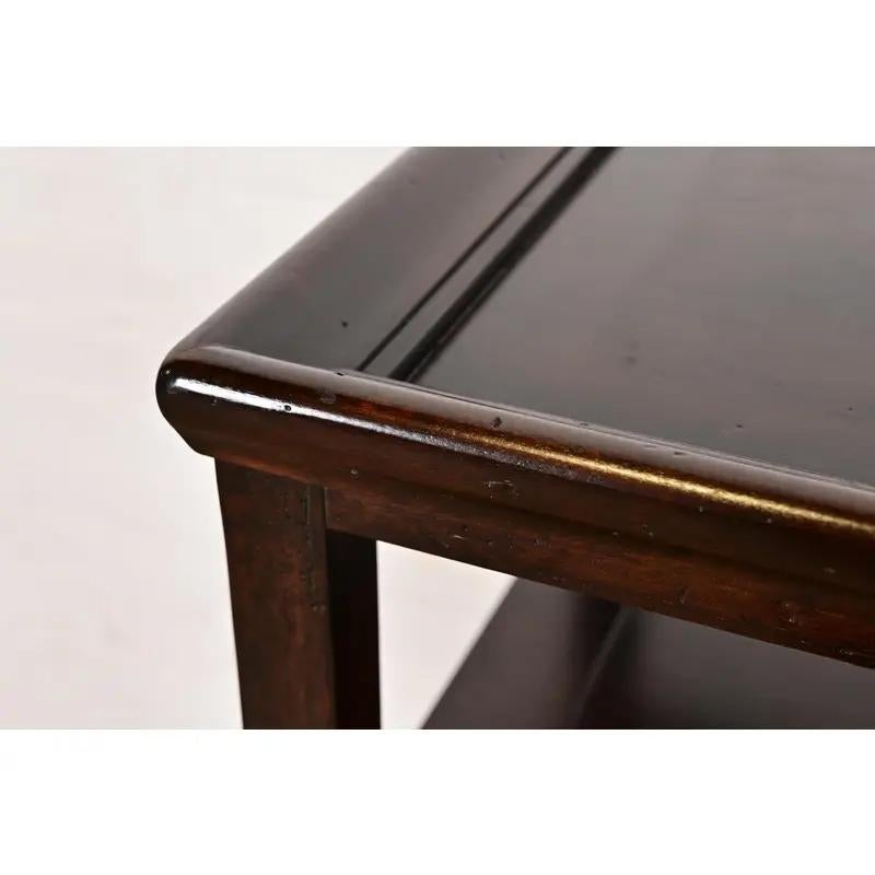 Baker Furniture Modern Regency Mahogany Étagère For Sale 1